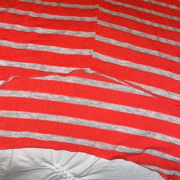 J mode USA - size medium - maxi dress - orange/coral and gray - Picture 12 of 13
